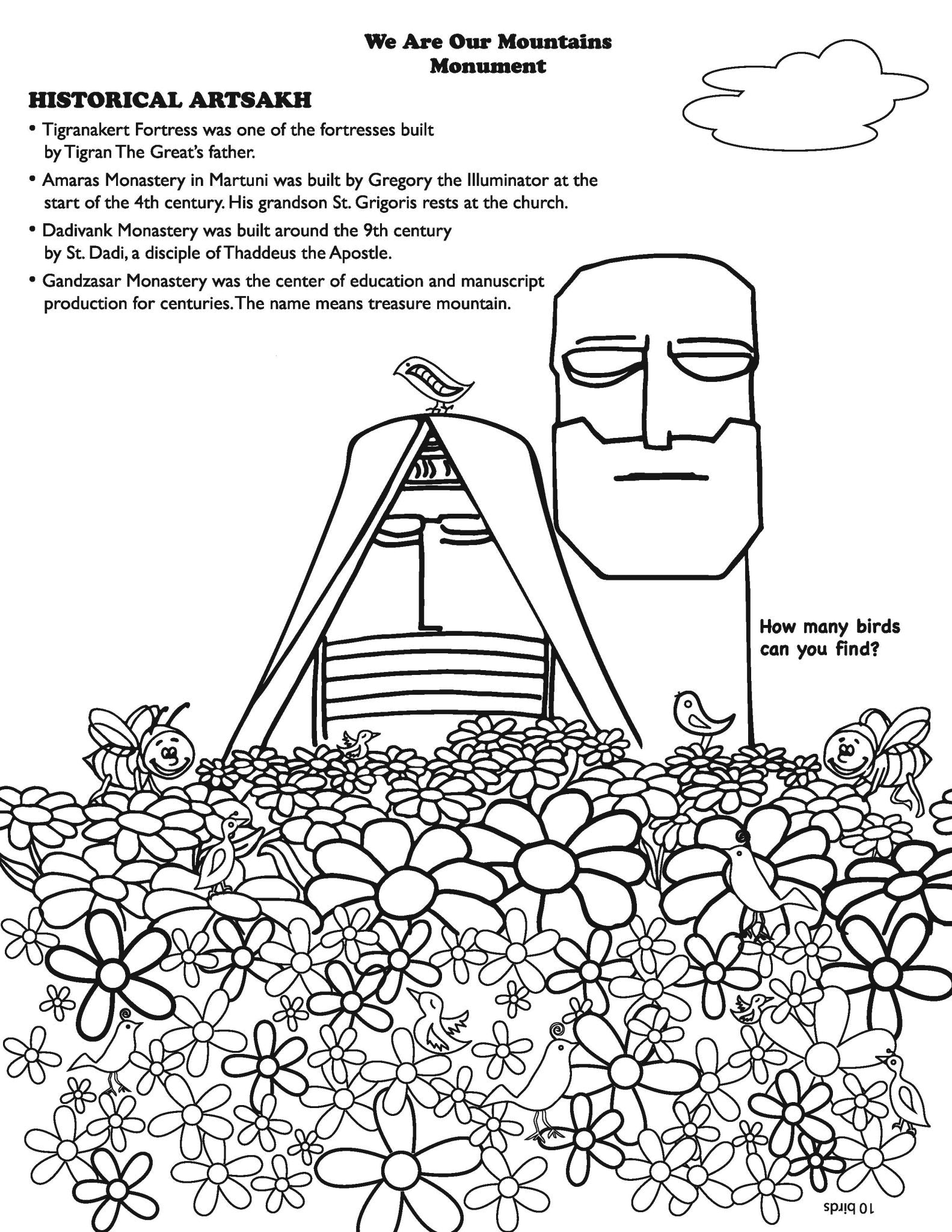 Color My Journey Coloring Book - Workbook - Armenian Kids Club