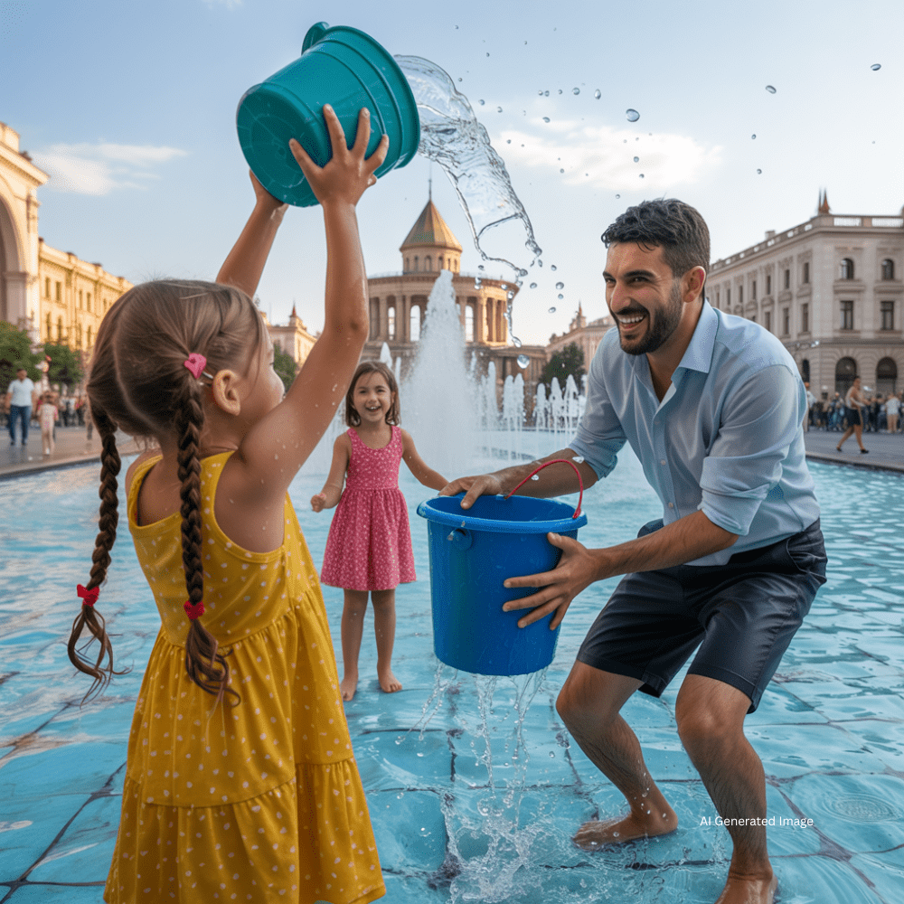 Vardavar: Fire hose Face Off - Armenian Kids Club