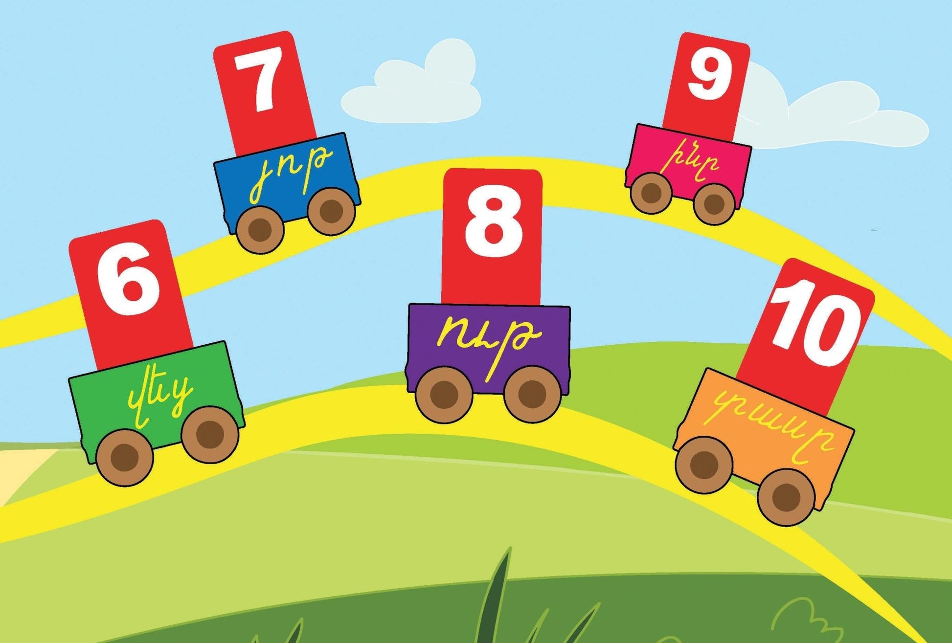 Learn The Numbers Armenian Reading book Level 1 - Early Reading Book - Armenian Kids Club