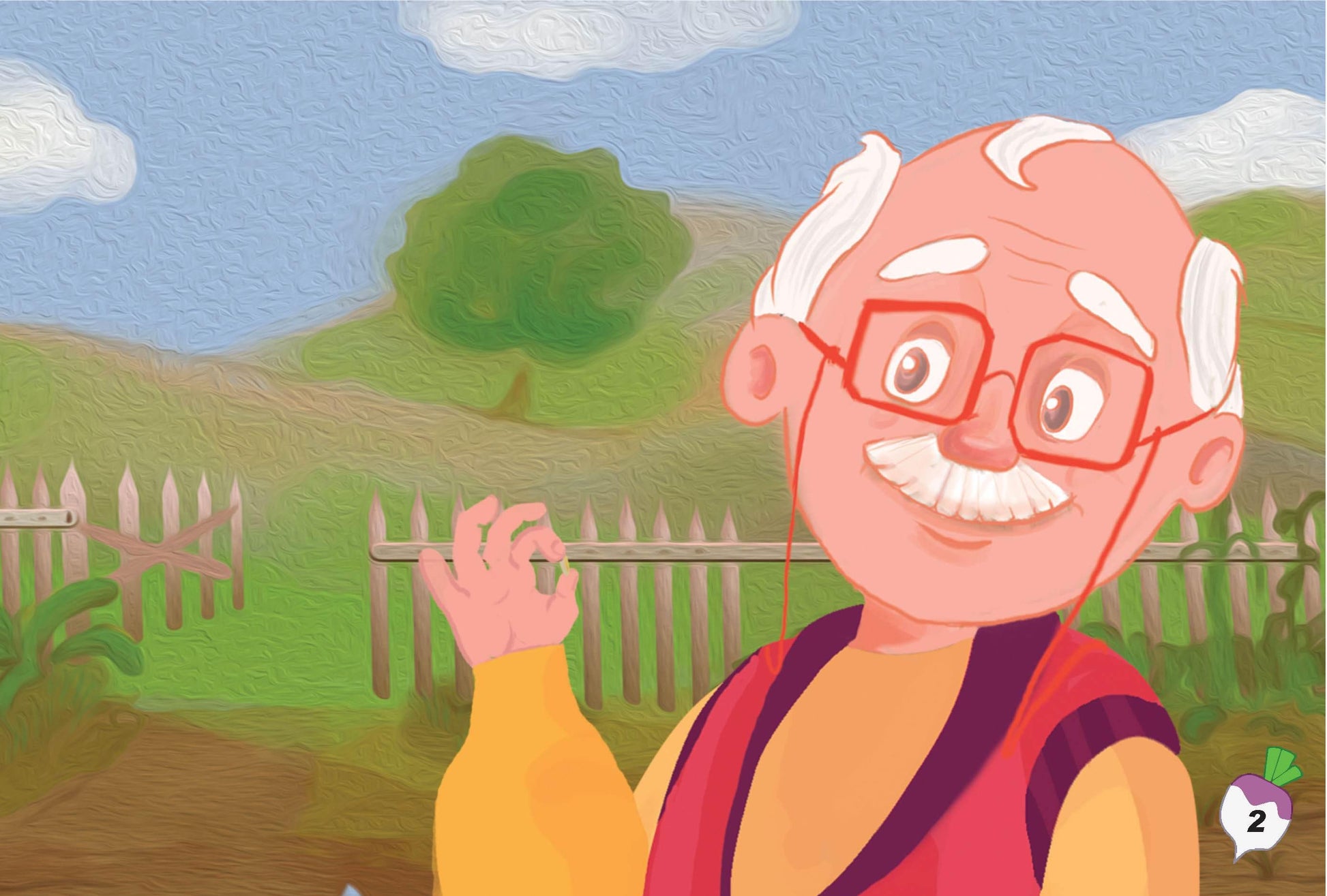 Grandfather and the Turnip - Early Reading Book - Armenian Kids Club