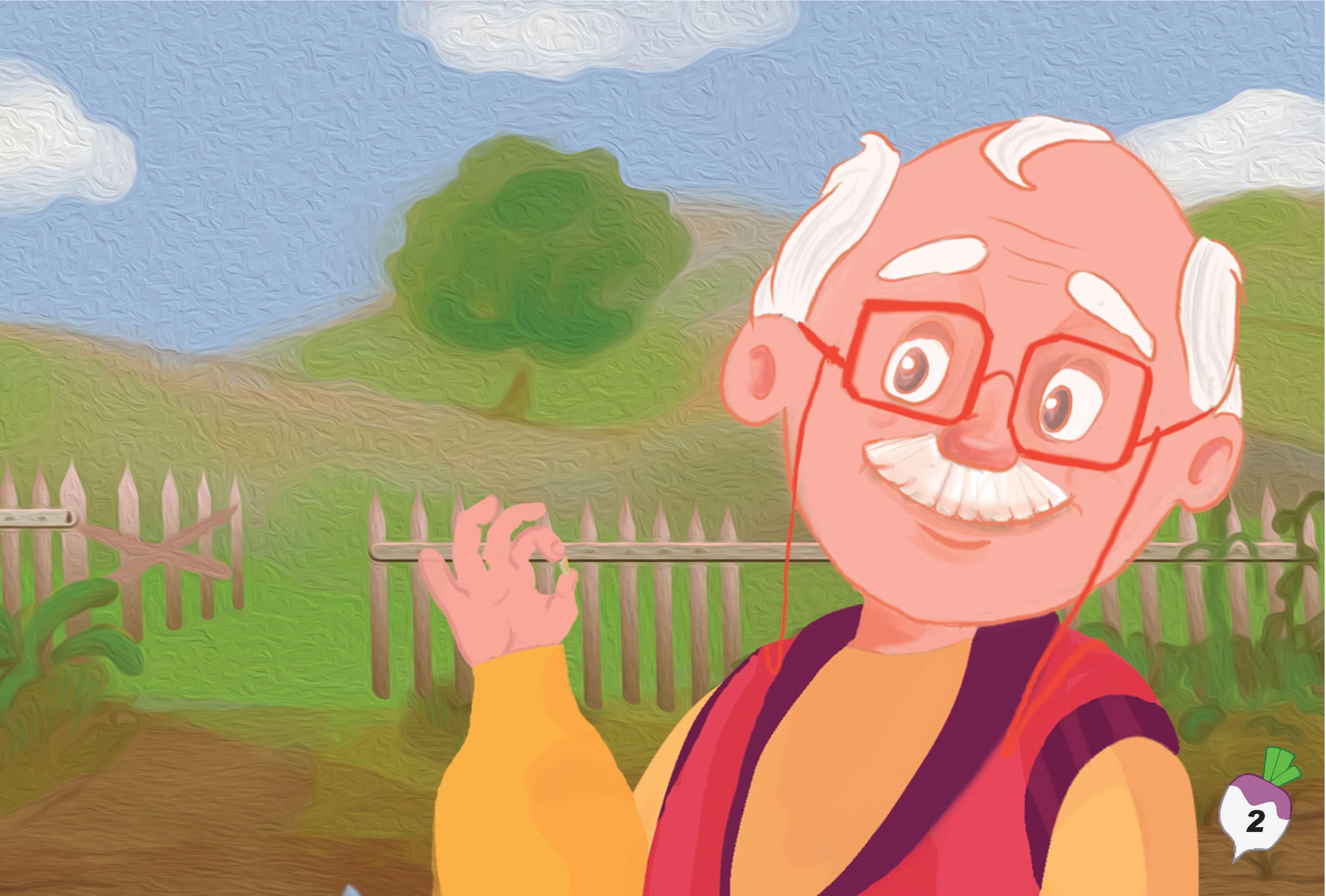 Grandfather and the Turnip - Early Reading Book - Armenian Kids Club